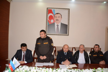 Tərtər rayonunda fövqəladə hallar komissiyasının müşavirəsi keçirilib