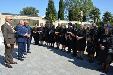 Tərtərdə 27 sentyabr-Anım Günü ilə əlaqədar Şəhidlər Abidə Kompleksi ziyarət edilib