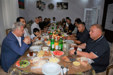 Tərtər Rayon İcra Hakimiyyətinin başçısı Müstəqim Məmmədov şəhid ailələri ilə görüşüb