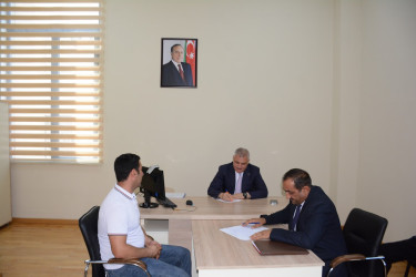 Rayon rəhbəri tərəfindən növbəti dəfə vətəndaşların müraciətləri dinlənilib