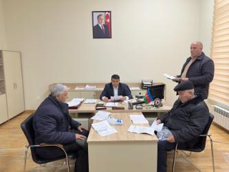 Tərtər Rayon İcra Hakimiyyətində mütəmadi olaraq vətəndaşların müraciətləri dinlənilir