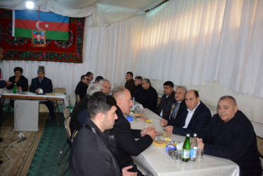 İcra başçısı Birinci Qarabağ müharibəsi şəhidləri Qılman Hacıyevin, Hidayət Vəliyevin və Qurban Göyüşovun yas mərasimində iştirak edib