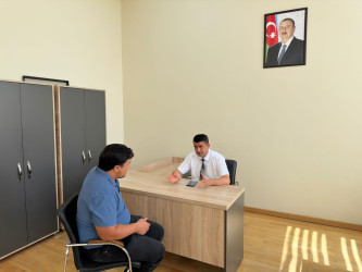 Tərtər Rayon İcra Hakimiyyətində mütəmadi olaraq vətəndaşların müraciətləri dinlənilir