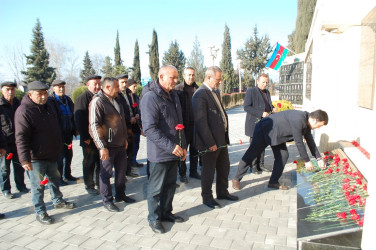 Tərtərdə Xocalı faciəsinin qurbanları ehtiramla yad edilib