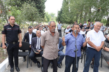Rayon rəhbərinin növbəti səyyar-qəbul görüşü Səhləbad kəndində keçirilib