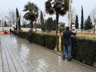 Tərtərdə 20 Yanvar faciəsinin 36-cı ildönümü ilə əlaqədar olaraq hazırlıq işləri görülür