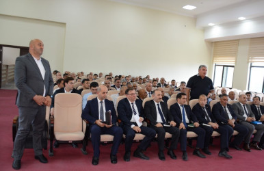 Tərtərdə kənd təsərrüfatının inkişafı ilə bağlı qarşıda duran vəzifələr müzakirə olunub
