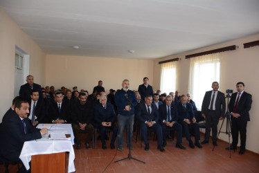 Rayon rəhbərinin növbəti səyyar-qəbul görüşü Hacıqərvənd  kəndində keçirilib