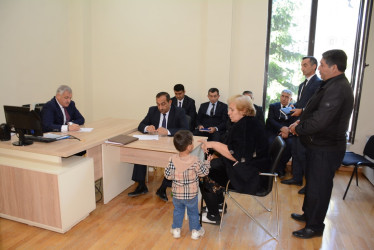 Rayon rəhbəri tərəfindən növbəti dəfə vətəndaşların müraciətləri dinlənilib