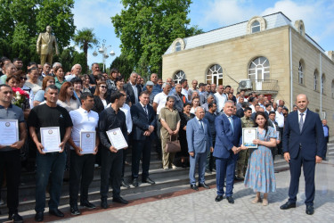 Tərtərdə Su təsərrüfatı və meliorasiya işçilərinin peşə bayramı qeyd olunub