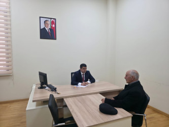 Tərtər Rayon İcra Hakimiyyətində mütəmadi olaraq vətəndaşların müraciətləri dinlənilir