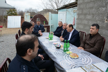 İcra başçısı Birinci Qarabağ müharibəsi şəhidləri Qılman Hacıyevin, Hidayət Vəliyevin və Qurban Göyüşovun yas mərasimində iştirak edib