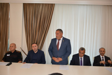 Tərtər Rayon İcra Hakimiyyətində Məhərrəm ayının başlanması ilə əlaqədar qərargah üzvləri ilə görüş keçirilib