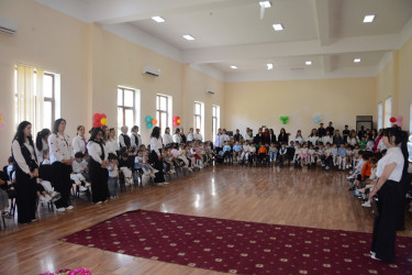 Tərtər şəhər 5 nömrəli körpələr evi–uşaq bağçasında 1 İyun – Uşaqların Beynəlxalq Müdafiəsi Günü qeyd olunub