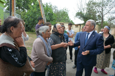 Rayon rəhbərinin növbəti səyyar qəbul-görüşü Tərtər şəhəri Nizami küçəsində keçirilib