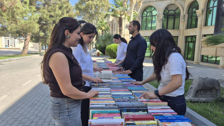 Tərtərdə “Kitab karvanı” layihəsi həyata keçirilib.
