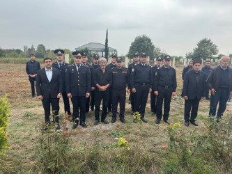 Vətən Müharibəsi şəhidi Ceyhun Hacızadənin şəhadətə qovuşmasının 6-cı ildönümü münasibətilə məzarı ziyarət olunub