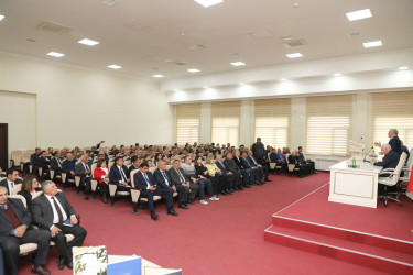 Tərtərdə mina təhlükəsi ilə bağlı ANAMA nümayəndələri tərəfindən maarifləndirici görüş keçirilib