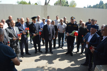 Tərtərdə 27 Sentyabr – Anım Günü ilə əlaqədar Şəhidlər Abidə Kompleksi ziyarət edilib