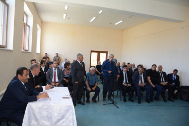 İcra başçısının Bala Kəngərli kəndində səyyar-qəbul görüşü olub