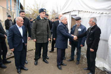 İcra başçısı Birinci Qarabağ müharibəsi şəhidi Əsgərov Nofəlin yas mərasimində iştirak edib