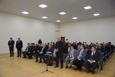 Rayon rəhbərinin növbəti səyyar-qəbul görüşü Xoruzlu kəndində keçirilib