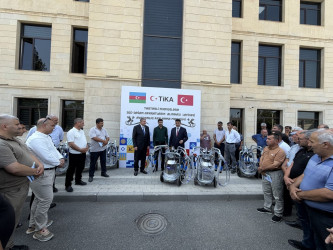 Tərtərdə TİKA-nın dəstəyi ilə “Tərtərli Fermerlərə Süd Sağan Aparat Alınması” layihəsi icra olunub