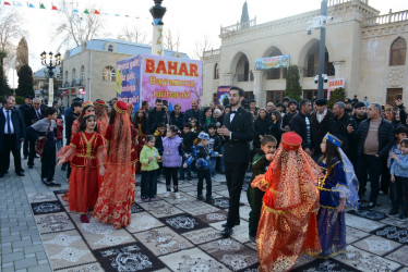 Tərtərdə İlaxır Çərşənbə qədim adət-ənənələrlə və böyük coşqu ilə qeyd olunub