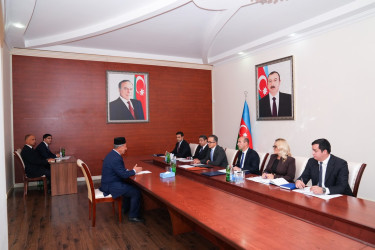 Dövlət Komitəsinin Sədri Tərtərdə vətəndaşlari qəbul edib