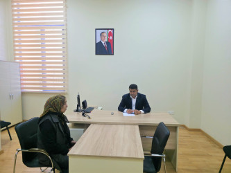 Tərtər Rayon İcra Hakimiyyətində mütəmadi olaraq vətəndaşların müraciətləri dinlənilir