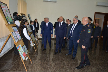 “Heydər Əliyev İli” çərçivəsində 8 noyabr Zəfər Günü münasibəti ilə “Tarixi Zəfərimiz Heydər Əliyev siyasətinin təntənəsidir” mövzusunda ümumrayon tədbiri keçirilib