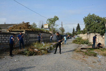 Şəhidlərin adı verilən küçələrdə əsaslı təmir işləri aparılır