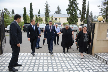 Tərtərli şəhid ailələri və  Vətən müharibəsi əlilləri müalicə və istirahət üçün Naftalan şəhərinə yola salınıb