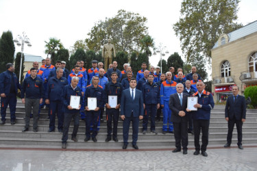 Tərtərdə 20 oktyabr – Azərbaycan energetiklərinin peşə bayramı günü qeyd olunub