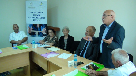 Tərtərdə “Gender problemləri” mövzusunda “dəyirmi masa” keçirilib