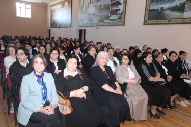 “Təhsil müəssisələrində zorakılığın qarşısının alınması” və “Zərərli vərdişlərlə mübarizə” mövzusunda konfrans keçirilib