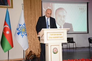 Tərtərdə Şəhərsalma və Memarlıq İli çərçivəsində “Heydər Əliyev və memarlıqda milli üslub” mövzusunda tədbir keçirilib