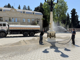Tərtərdə “Bakı–Xankəndi” velosiped yürüşünün keçiriləcəyi marşrut üzrə işlər davam etdirilir