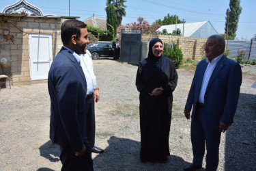 Rayon rəhbəri Milli Məclisin deputatı Anar Məmmədovla birlikdə şəhid,  3-cü dərəcəli “Vətənə xidmətə görə” ordenli Məmmədli Turalın ailəsini ziyarət edib