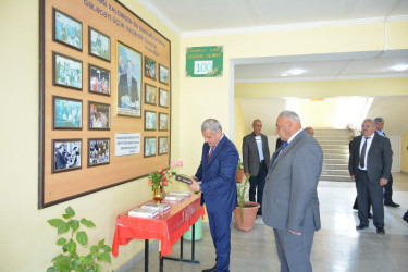 İcra başçısı Kəngərli kənd tam orta məktəbində mövcud şəraitlə tanış olub