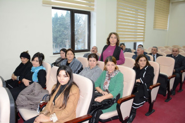 Tərtərdə  “Dövlət Qulluqçularının etik davranışı” mövzusunda maarifləndririci tədbir keçirilib