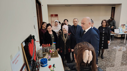 Tərtərdə “Şəhərsalma və Memarlıq İli” çərçivəsində əl işlərindən ibarət sərgi keçirilib