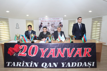 Tərtərdə “20 Yanvar” faciəsinə həsr olunmuş şahmat üzrə rayon birinciliyinə start verilib