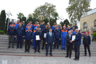 Tərtərdə 20 oktyabr – Azərbaycan energetiklərinin peşə bayramı günü qeyd olunub