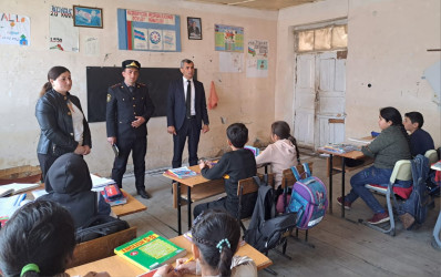 Tərtərdə “şagirdlərin təhsildən yayınma” hallarının qarşısının alınması, “Uşaqların vətənpərvərlik və milli-mənəvi dəyərlər ruhunda tərbiyəsi” mövzusunda maarifləndirici tədbir keçirilib.