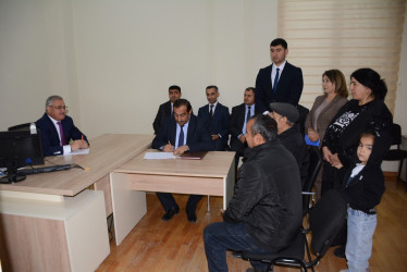 Rayon rəhbəri tərəfindən növbəti dəfə vətəndaşların müraciətləri dinlənilib