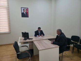 Tərtər Rayon İcra Hakimiyyətində mütəmadi olaraq vətəndaşların müraciətləri dinlənilir