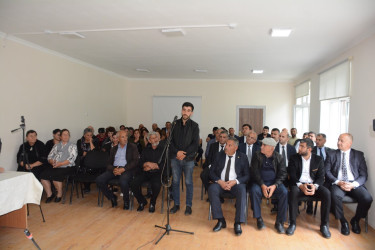 İcra başçısının Evoğlu kəndində səyyar-qəbul görüşü olub