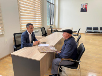 Tərtər Rayon İcra Hakimiyyətində mütəmadi olaraq vətəndaşların müraciətləri dinlənilir