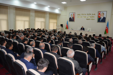 Tərtər Rayon İcra Hakimiyyətində aparat müşavirəsi keçirilib